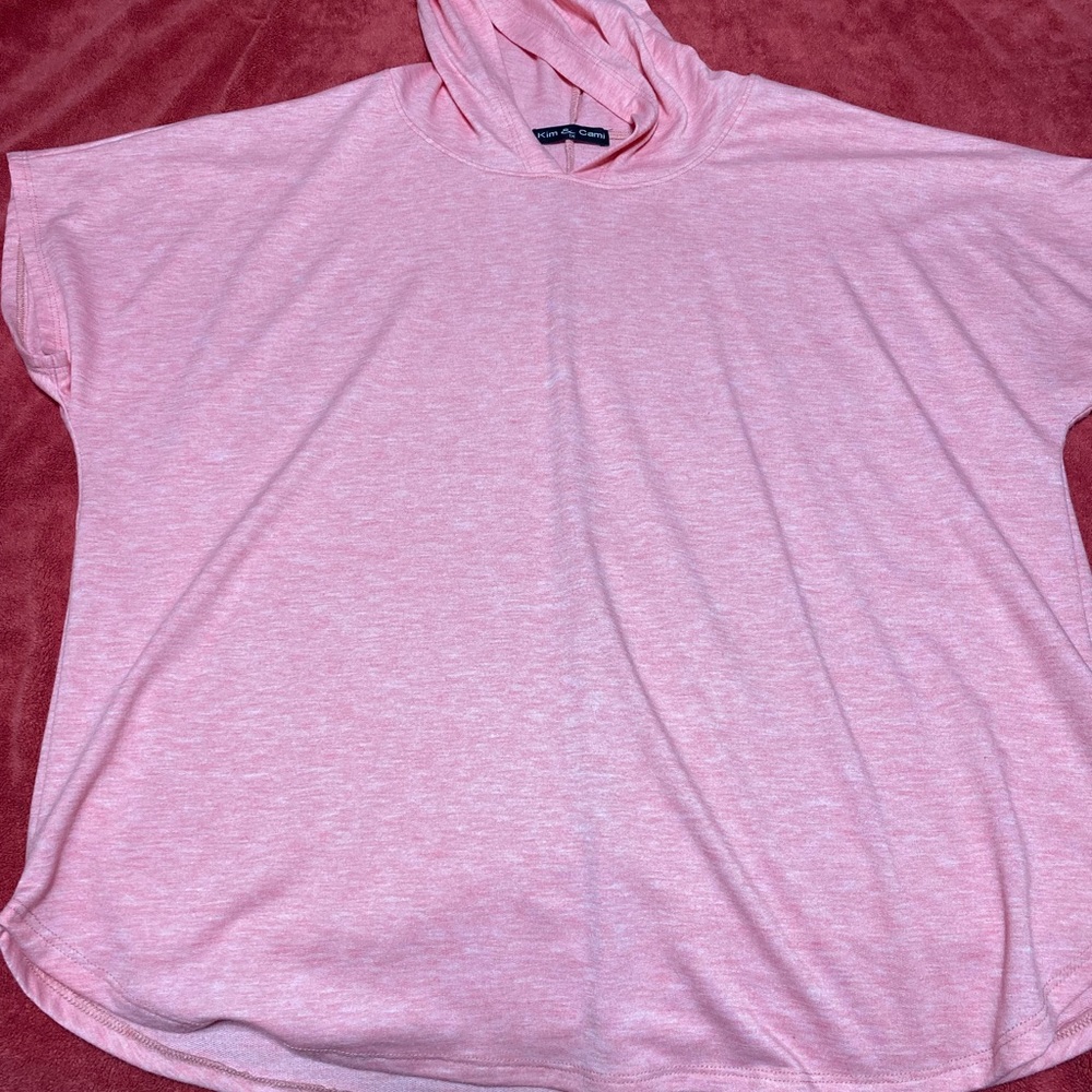 Soft hooded tee